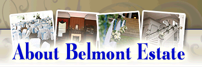 Belmont Estate, a prime NC event venue for outdoor NC wedding receptions